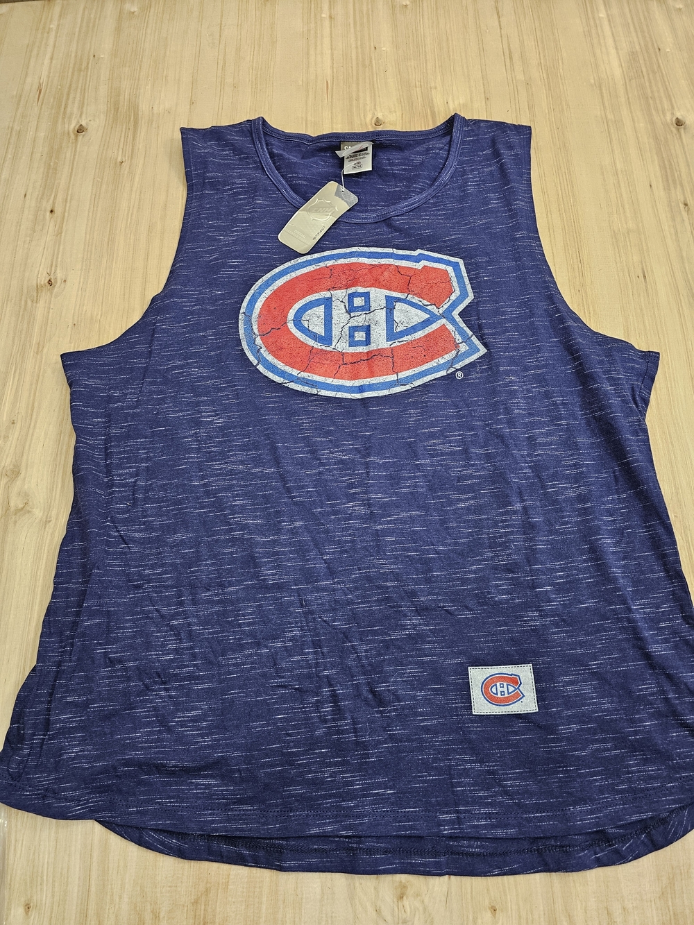 Montreal Canadiens Navy Blue Sleeveless Tank Top XL Nwt